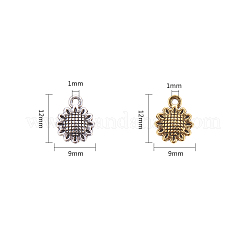 Alloy Tibetan Silver Charms&nbsp;PALLOY-NB0001-39