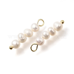 Natural Freshwater Pearl Beaded Pendants&nbsp;PA-CBAF2FA-04G