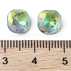Glass Rhinestone Cabochons&nbsp;RGLA-L029-06B-SPLA