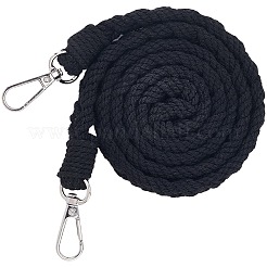 2Pcs Imitation Leather Twist Knitting Cord Mobile Straps&nbsp;FIND-CP0003-73B