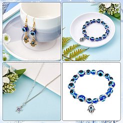 DIY Evil Eye Beads Bracelet Making Kit&nbsp;DIY-NB0006-18