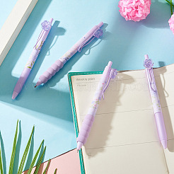 4Pcs Plastic Rose Flower Pen Sets&nbsp;OFST-TADJ0001-002A