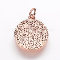 Hammered Brass Pendants&nbsp;KK-K207-02