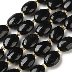 Natural Black Tourmaline Beads Strands&nbsp;G-H005-A17-02