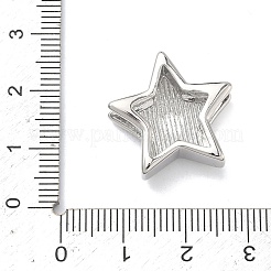 Star Brass Slide Charms&nbsp;X-KK-P349-18A-P