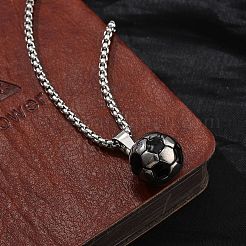 201 Stainless Steel Pendant Necklaces&nbsp;NJEW-H058-02P