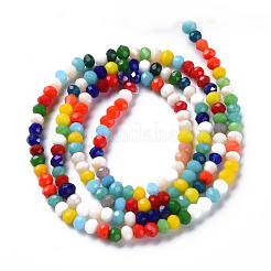 Faceted Glass Beads Strands&nbsp;GLAA-S197-001A-A01