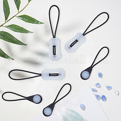 20Pcs 2 Styles Luminous PVC Plastic Replacement Zipper Puller Tabs&nbsp;FIND-CL0002-22