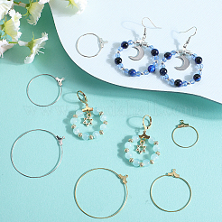 60Pcs 6 Styles Brass 2-Loops Link Pendants&nbsp;KK-SP0002-05