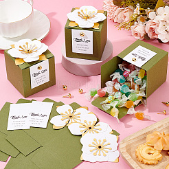 Folding Square Paper Candy Boxes&nbsp;LS-CBOX-WH0001-E02