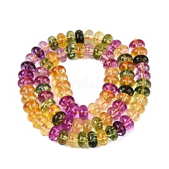 Crackle Transparent Glass Beads Strands&nbsp;GLAA-N074-02A-03
