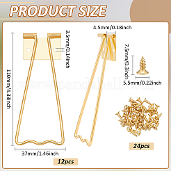 12Pcs Iron Photo Frame Support&nbsp;FIND-FG0004-91B