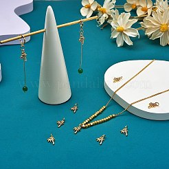10Pcs Rack Plating Brass Micro Pave Cubic Zirconia Charms&nbsp;ZIRC-SZ0003-83