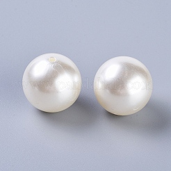 30MM Creamy White Color Imitation Pearl Loose Acrylic Beads Round Beads for DIY Fashion Kids Jewelry&nbsp;X-PACR-30D-12