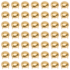 200Pcs Brass Four-Claw Rivets&nbsp;KK-GF0001-20G
