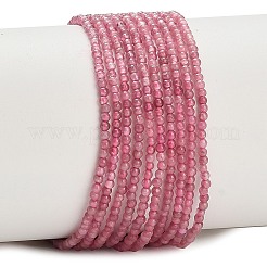 Natural Pink Tourmaline Beads Strands&nbsp;G-A322-A05-2mm