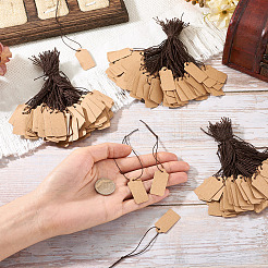 500Pcs Kraft Paper Blank Price Tags with Cord&nbsp;CDIS-TA0001-44