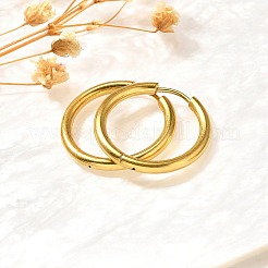 304 Stainless Steel Hoop Earrings for Women&nbsp;EJEW-M068-15C-G