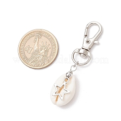 Natural Cowrie Shell Pendant Decorations&nbsp;HJEW-JM03318