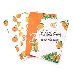12Pcs 4 Styles Fruit Printed Rectangle Paper Gift Candy Bags for Birthday&nbsp;ABAG-TA0001-69