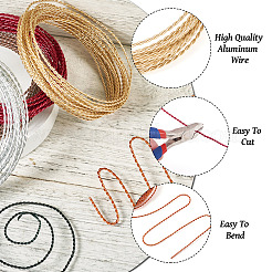 6 Roll 6 Colors Aluminum Wire&nbsp;ALUM-TA0001-03