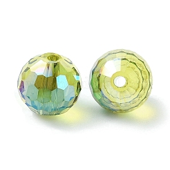 AB Color Plated Glass Beads&nbsp;EGLA-P059-02B-AB26