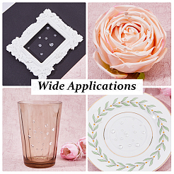 Plastic Self-Adhesive Rhinestone Stickers&nbsp;DIY-WH0430-637