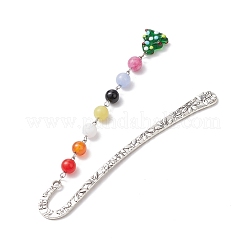 Christmas Theme Alloy Hook Bookmarks&nbsp;AJEW-JK00337