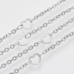 Tarnish Resistant 304 Stainless Steel Cable Chains&nbsp;STAS-R100-12