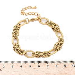 304 Stainless Steel Ovel Link Chain Bracelets for Women&nbsp;BJEW-U038-02G