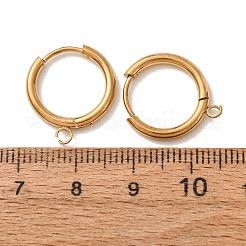 201 Stainless Steel Hoop Earring Findings&nbsp;SA-CBA9743-02G-A