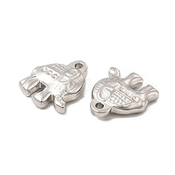 Non-Tarnish 304 Stainless Steel Pendant Rhinestone Settings&nbsp;STAS-E182-16P