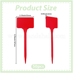 50Pcs Plastic Plant Labels&nbsp;FIND-SP0005-64C