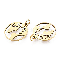 201 Stainless Steel Pendants&nbsp;STAS-S105-T562D-2