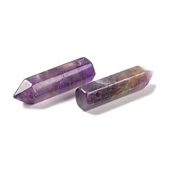 Natural Amethyst Pointed Pendants&nbsp;G-D460-01O