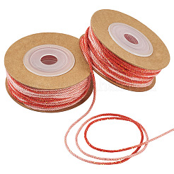 2 Rolls Segment Dyed Cotton Twisted String Cord&nbsp;OCOR-TA0002-95B