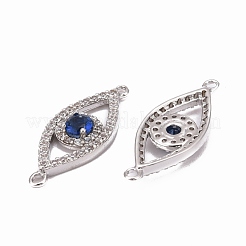 CZ Brass Micro Pave Cubic Zirconia Links&nbsp;ZIRC-L002-45P
