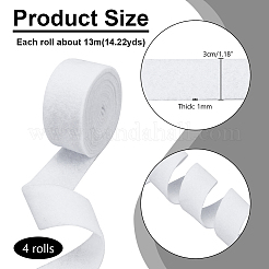 Needle Punch Cotton Strips Fabric&nbsp;SRIB-WH0027-01