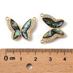 Natural Paua Shell Butterfly Pendants&nbsp;KK-G538-03G-01