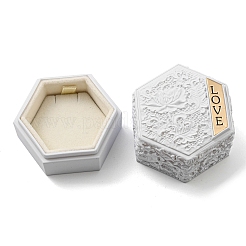 Embossed Hexagon Plastic Pendant Necklace Storage Boxes&nbsp;LS-CON-P020-B01