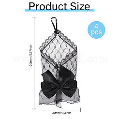 Polyester Bowknot Pattern Gloves&nbsp;AJEW-WH0348-489