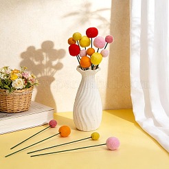16Pcs 8 Style Wool Felt Craft Ball&nbsp;AJEW-PH01712