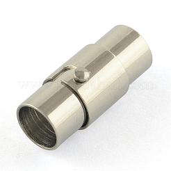 Tarnish Resistant Smooth Surface 316 Surgical Stainless Steel Locking Tube Magnetic Clasps&nbsp;STAS-R074-35