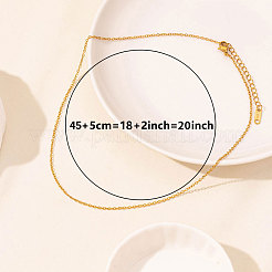 304 Stainless Steel Leaf Pendant Necklaces for Women&nbsp;DL2370-1