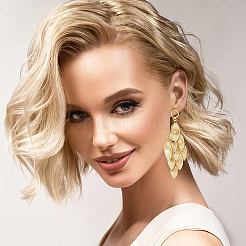 20Pcs Brass Stud Earring Findings&nbsp;KK-BC0008-36