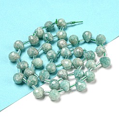 Natural Amazonite Beads Strands&nbsp;G-H297-B07-02