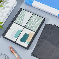 90Pcs Rectangle PP Plastic Card Pocket for Binder&nbsp;AJEW-FH0008-93