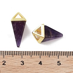 Natural Amethyst Pendants&nbsp;G-A222-02G-03