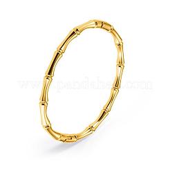 304 Stainless Steel Bamboo Joint Hinged Bangle&nbsp;JB757B