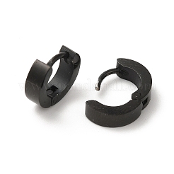 Polishing 304 Stainless Steel Hoop Earrings&nbsp;EJEW-P255-11EB